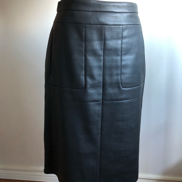 BCBG MaxAzria Faux Leather Skirt - Picture 6 of 16